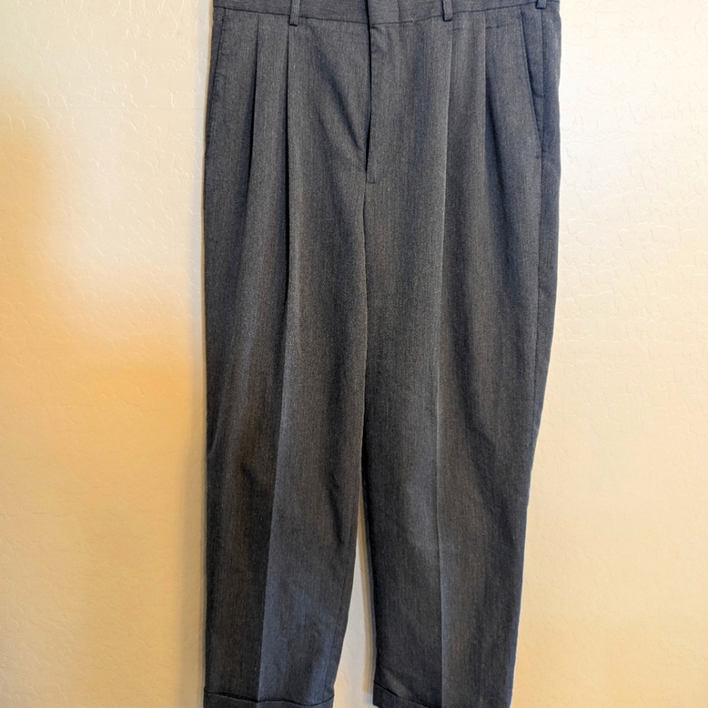 Perry Ellis Portfolio Men's Dress Slacks Cuffed 33"x 30" Pants